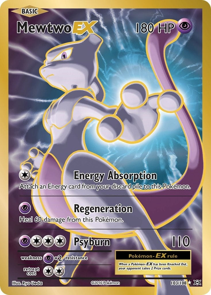 Mewtwo EX (Full Art) (103/108) (XY - Evolutions)