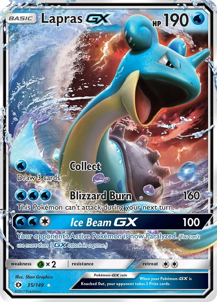 Image for Lapras GX (35/149) (SM Base Set) (SM01) - Pokemon