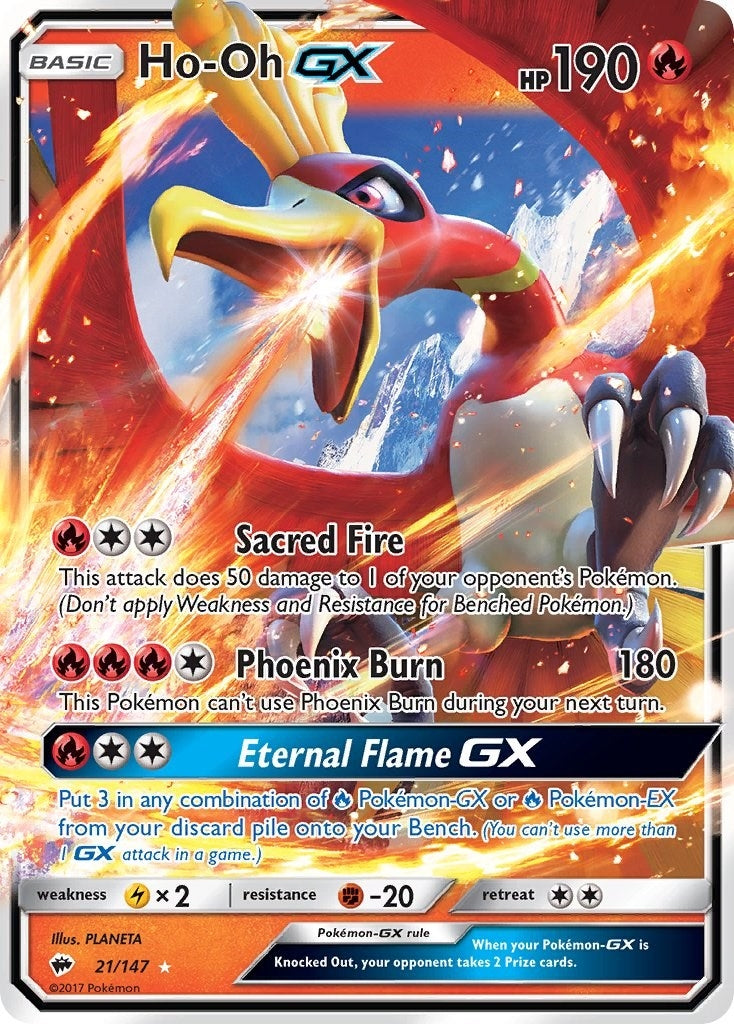 Ho-Oh GX (21/147) (SM - Burning Shadows)
