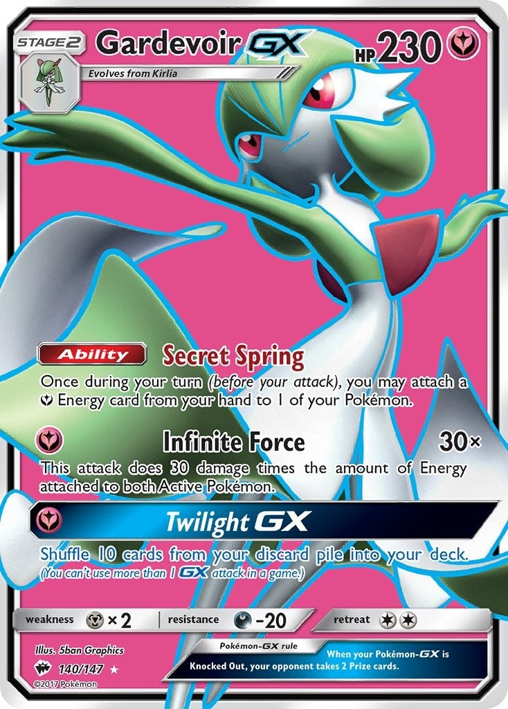Image for Gardevoir GX (Full Art) (140/147) (SM - Burning Shadows) (SM03) - Pokemon