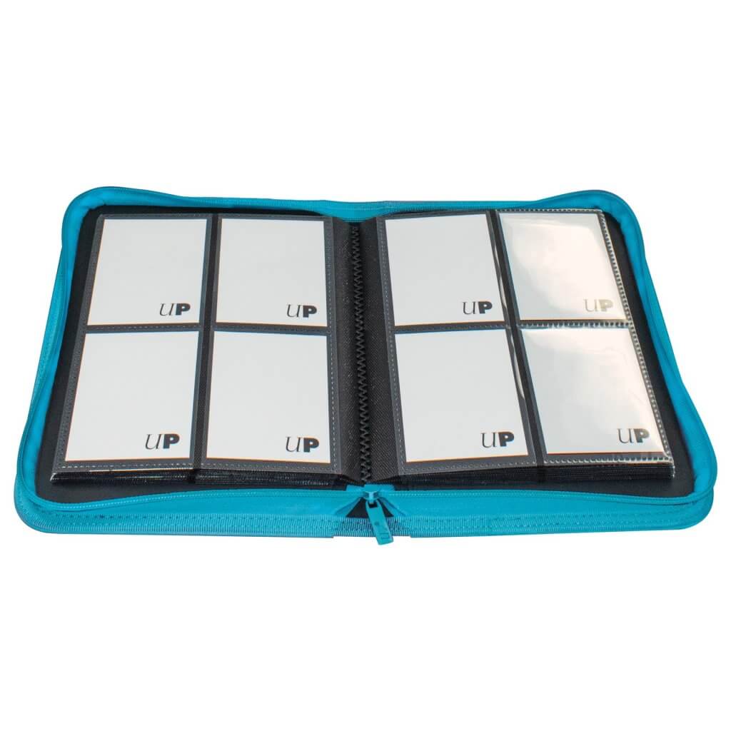 ULTRA PRO Binder - Vivid 4-Pocket Zippered Pro-Binder: Teal