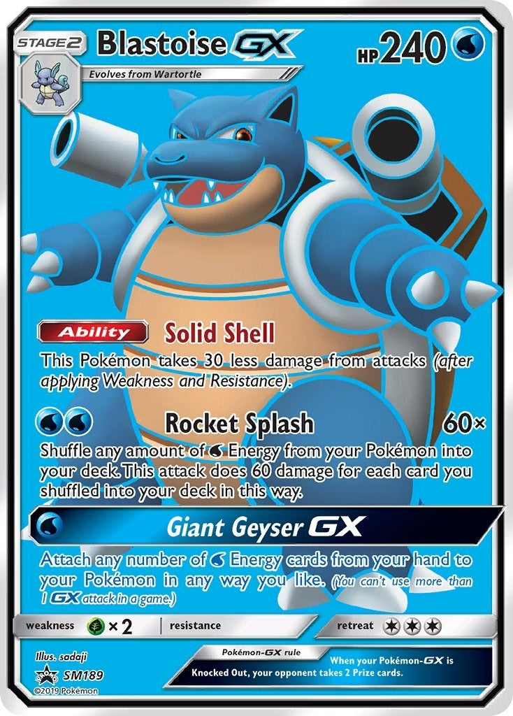 Blastoise GX - SM189 (SM189) (SM Promos)