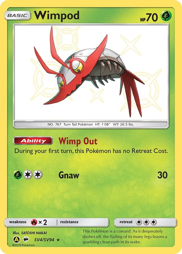 Image for Wimpod (SV4/SV94) (Hidden Fates: Shiny Vault) (HIF:SV) - Pokemon