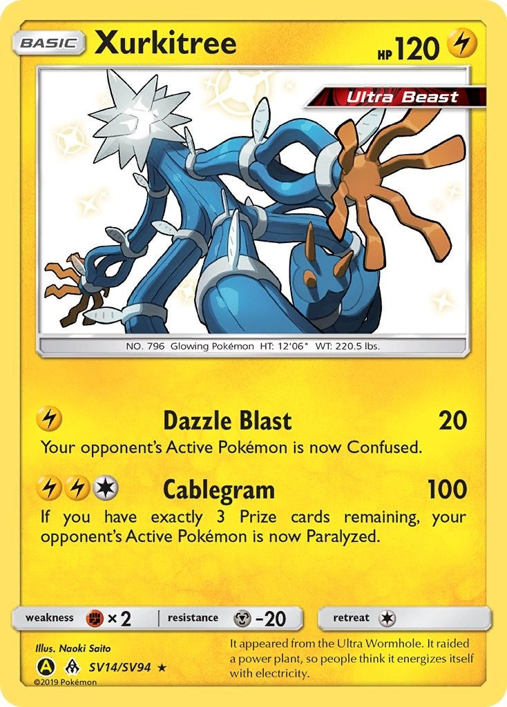Xurkitree (SV14/SV94) (Hidden Fates: Shiny Vault)