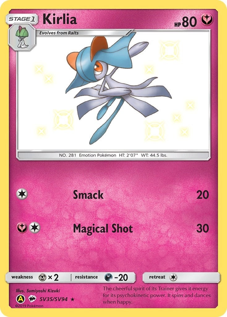 Image for Kirlia (SV35/SV94) (Hidden Fates: Shiny Vault) (HIF:SV) - Pokemon