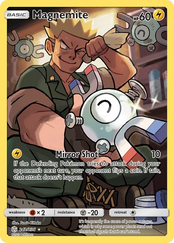Image for Magnemite (Secret) (242/236) (SM - Cosmic Eclipse) (SM12) - Pokemon