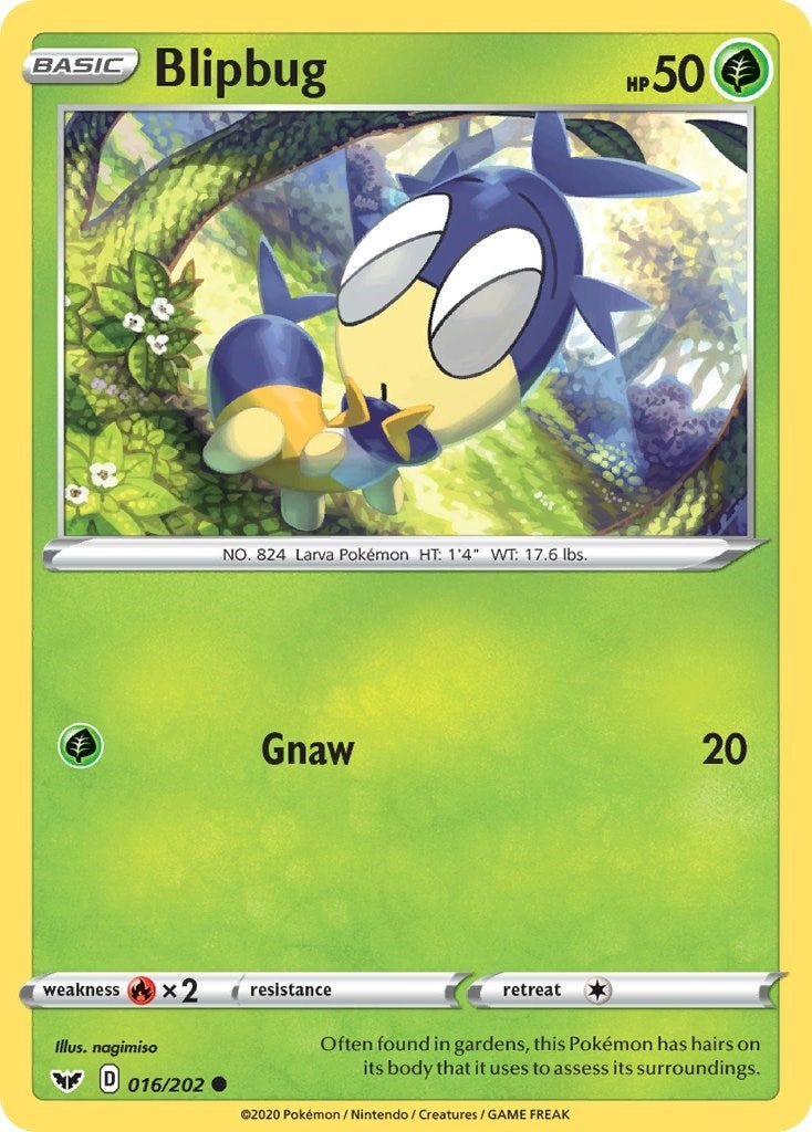 Image for Blipbug (016) (016/202) (SWSH01: Sword & Shield Base Set) (SWSH01) - Pokemon