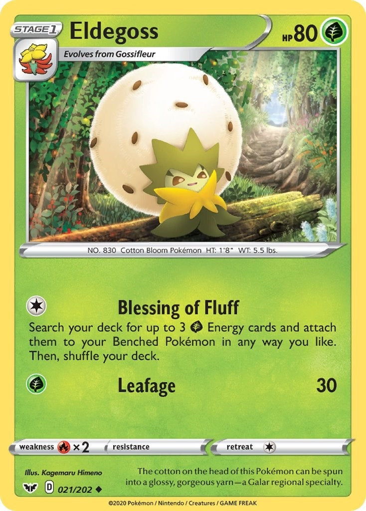 Image for Eldegoss (021/202) (SWSH01: Sword & Shield Base Set) (SWSH01) - Pokemon