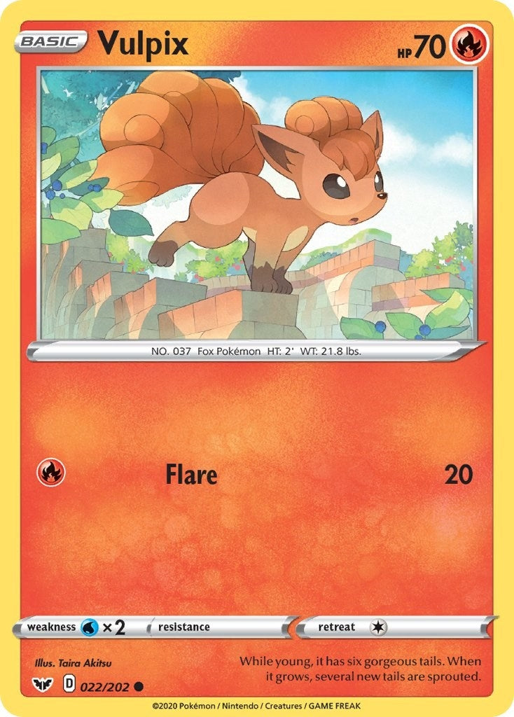 Image for Vulpix (022/202) (SWSH01: Sword & Shield Base Set) (SWSH01) - Pokemon