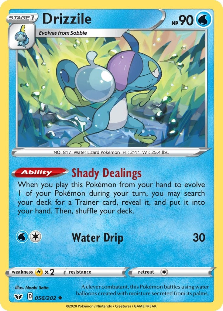 Image for Drizzile (056) (056/202) (SWSH01: Sword & Shield Base Set) (SWSH01) - Pokemon