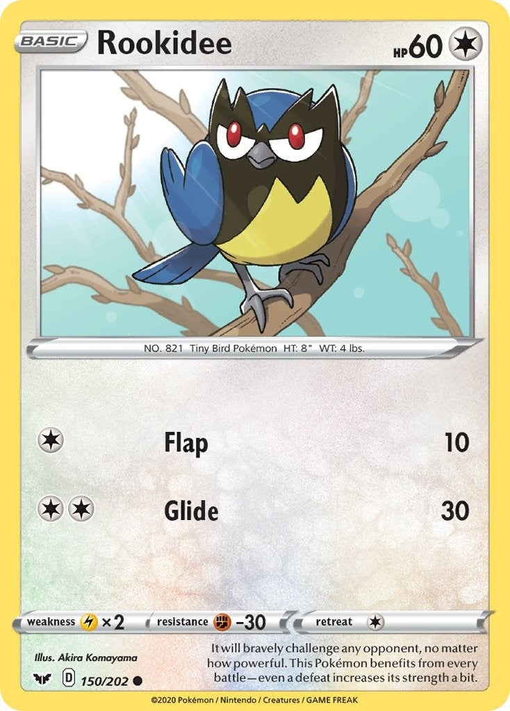 Image for Rookidee (150/202) (SWSH01: Sword & Shield Base Set) (SWSH01) - Pokemon