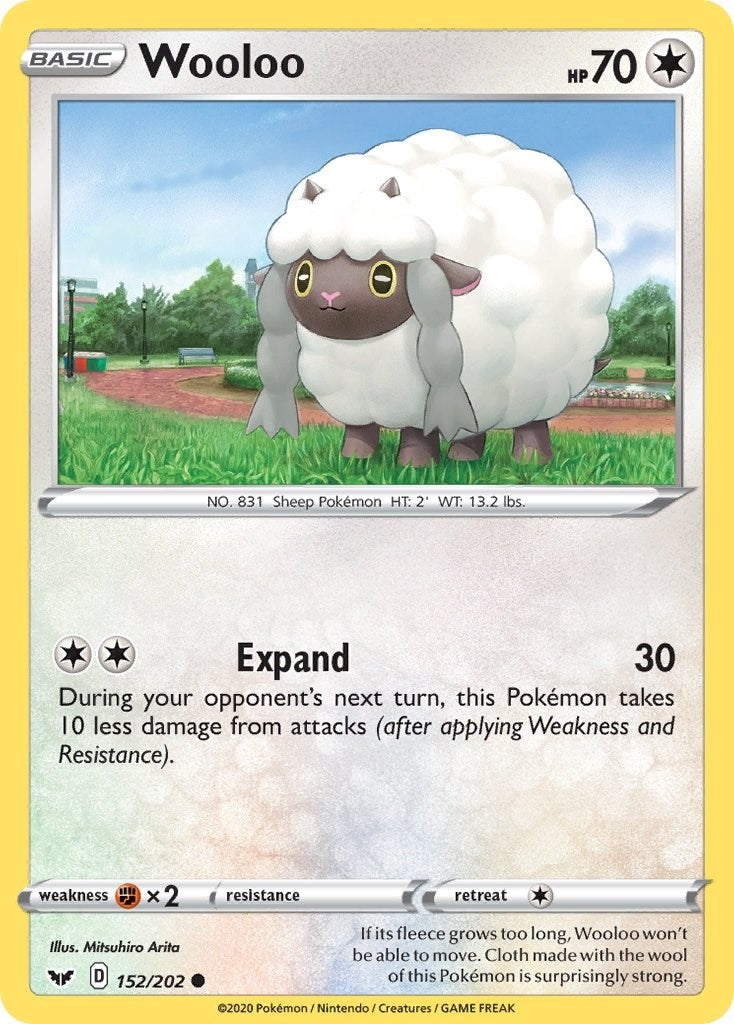 Image for Wooloo (152) (152/202) (SWSH01: Sword & Shield Base Set) (SWSH01) - Pokemon