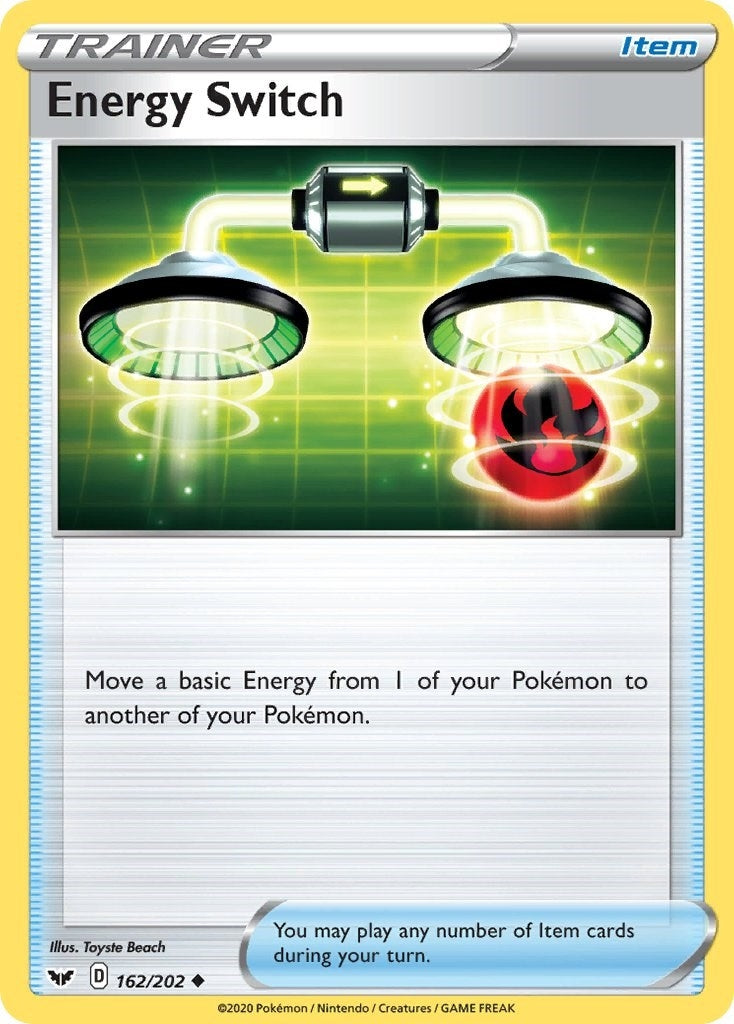 Image for Energy Switch (162/202) (SWSH01: Sword & Shield Base Set) (SWSH01) - Pokemon