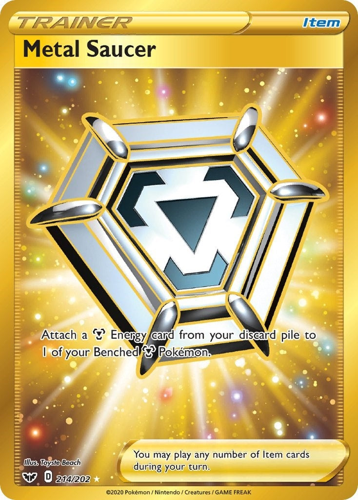 Image for Metal Saucer (Secret) (214/202) (SWSH01: Sword & Shield Base Set) (SWSH01) - Pokemon
