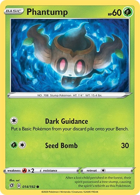 Image for Phantump (014/192) (SWSH02: Rebel Clash) (SWSH02) - Pokemon