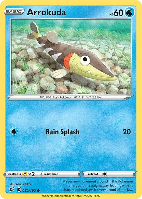 Image for Arrokuda (052/192) (SWSH02: Rebel Clash) (SWSH02) - Pokemon