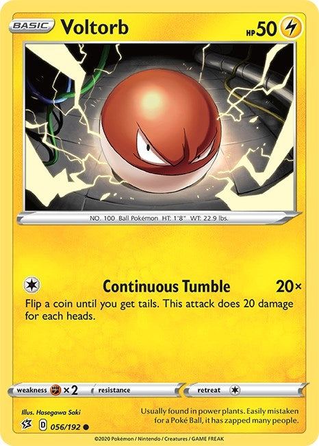 Image for Voltorb (056/192) (SWSH02: Rebel Clash) (SWSH02) - Pokemon