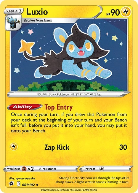 Image for Luxio (061/192) (SWSH02: Rebel Clash) (SWSH02) - Pokemon