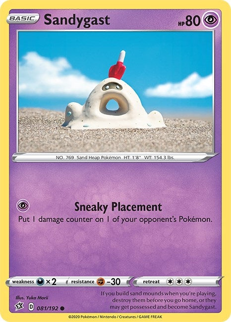 Image for Sandygast (081/192) (SWSH02: Rebel Clash) (SWSH02) - Pokemon