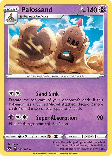 Image for Palossand (082/192) (SWSH02: Rebel Clash) (SWSH02) - Pokemon