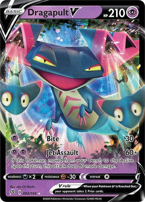 Image for Dragapult V (092/192) (SWSH02: Rebel Clash) (SWSH02) - Pokemon