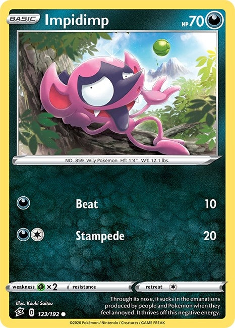 Image for Impidimp (123/192) (SWSH02: Rebel Clash) (SWSH02) - Pokemon