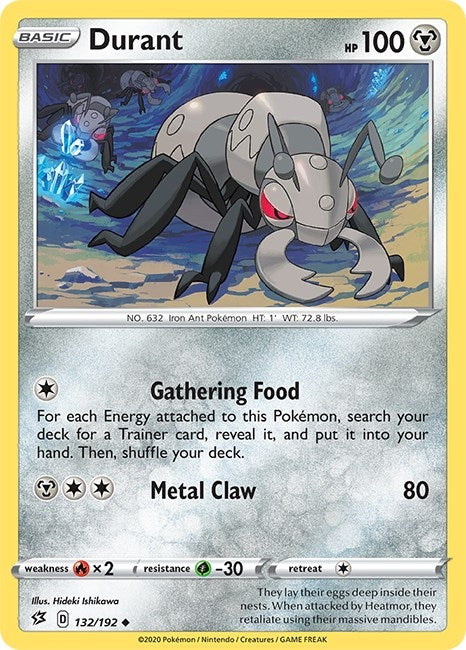 Image for Durant (132/192) (SWSH02: Rebel Clash) (SWSH02) - Pokemon