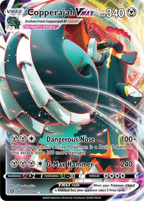 Image for Copperajah VMAX (137/192) (SWSH02: Rebel Clash) (SWSH02) - Pokemon