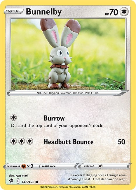 Image for Bunnelby (146/192) (SWSH02: Rebel Clash) (SWSH02) - Pokemon