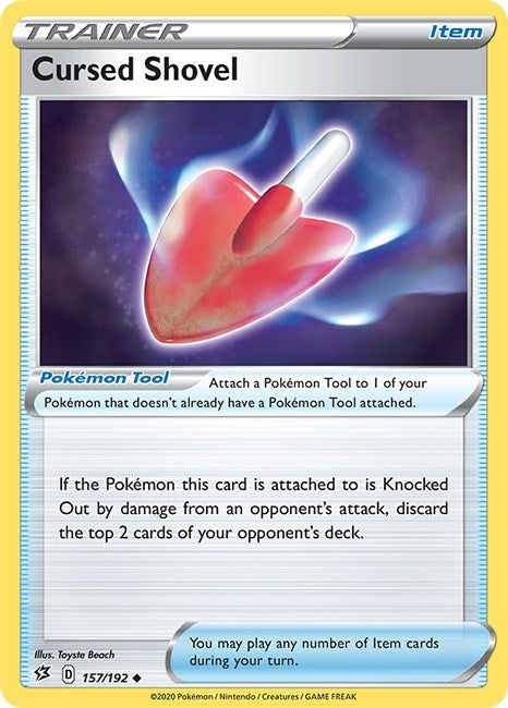 Image for Cursed Shovel (157/192) (SWSH02: Rebel Clash) (SWSH02) - Pokemon