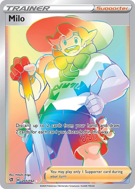 Image for Milo (Secret) (201/192) (SWSH02: Rebel Clash) (SWSH02) - Pokemon