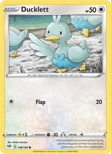 Image for Ducklett (148/189) (SWSH03: Darkness Ablaze) (SWSH03) - Pokemon