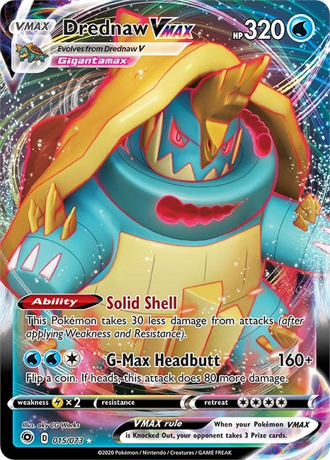 Image for Drednaw VMAX (15/73) (Champion's Path) (CHP) - Pokemon