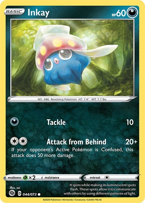 Image for Inkay (44/73) (Champion's Path) (CHP) - Pokemon