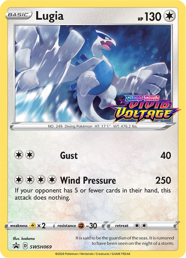 Image for Lugia - SWSH069 (Prerelease) (SWSH069) (SWSH: Sword & Shield Promo Cards) (SWSD) - Pokemon