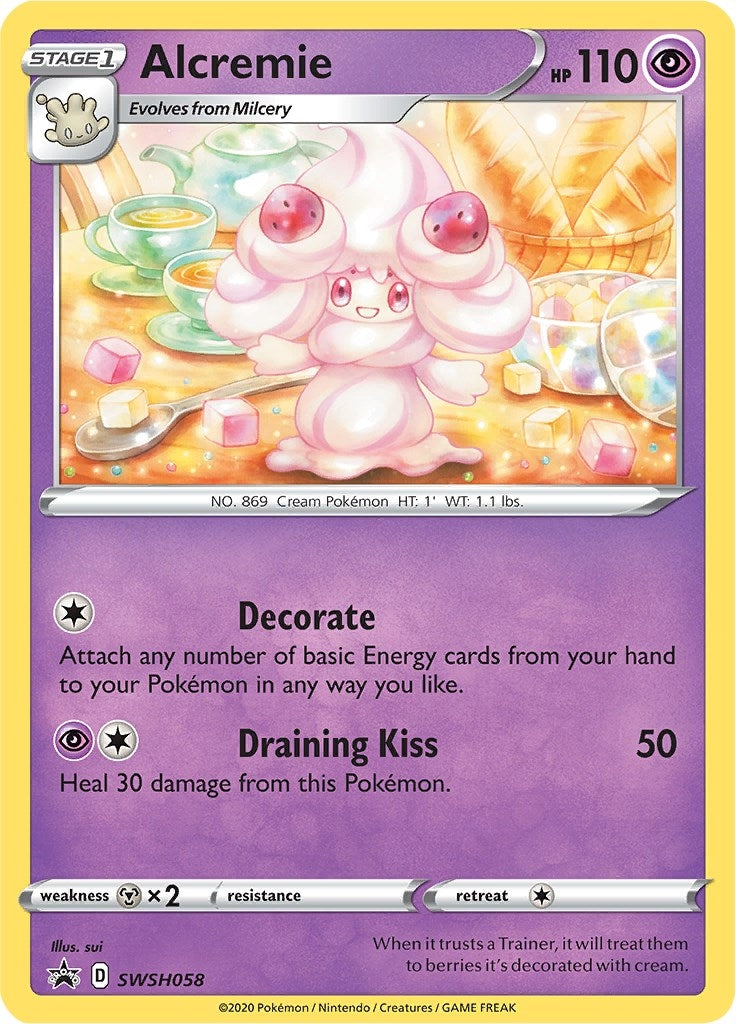 Image for Alcremie - SWSH058 (SWSH058) (SWSH: Sword & Shield Promo Cards) (SWSD) - Pokemon