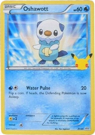 Oshawott (021/025) (McDonald's 25th Anniversary Promos)