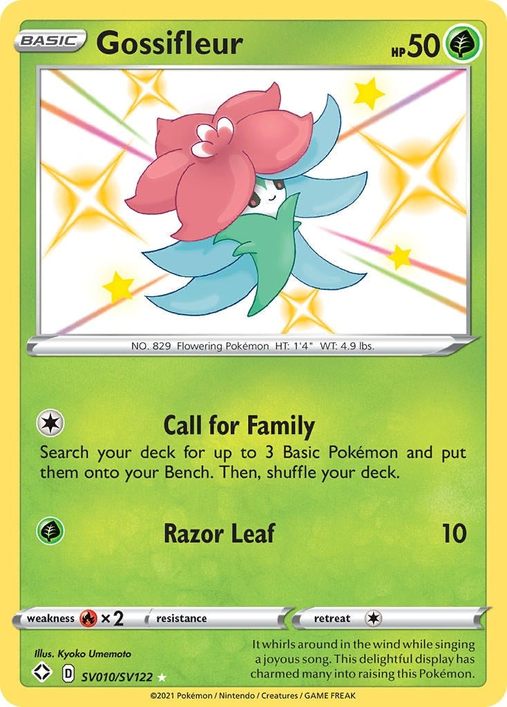 Image for Gossifleur (SV010/SV122) (Shining Fates: Shiny Vault) (SHFSV) - Pokemon