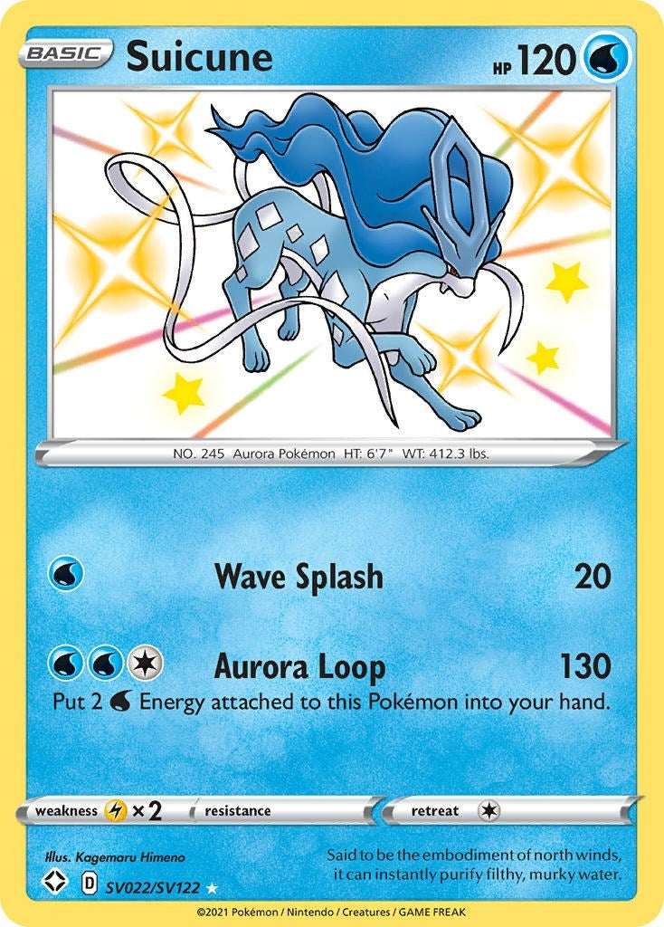 Image for Suicune (SV022/SV122) (Shining Fates: Shiny Vault) (SHFSV) - Pokemon