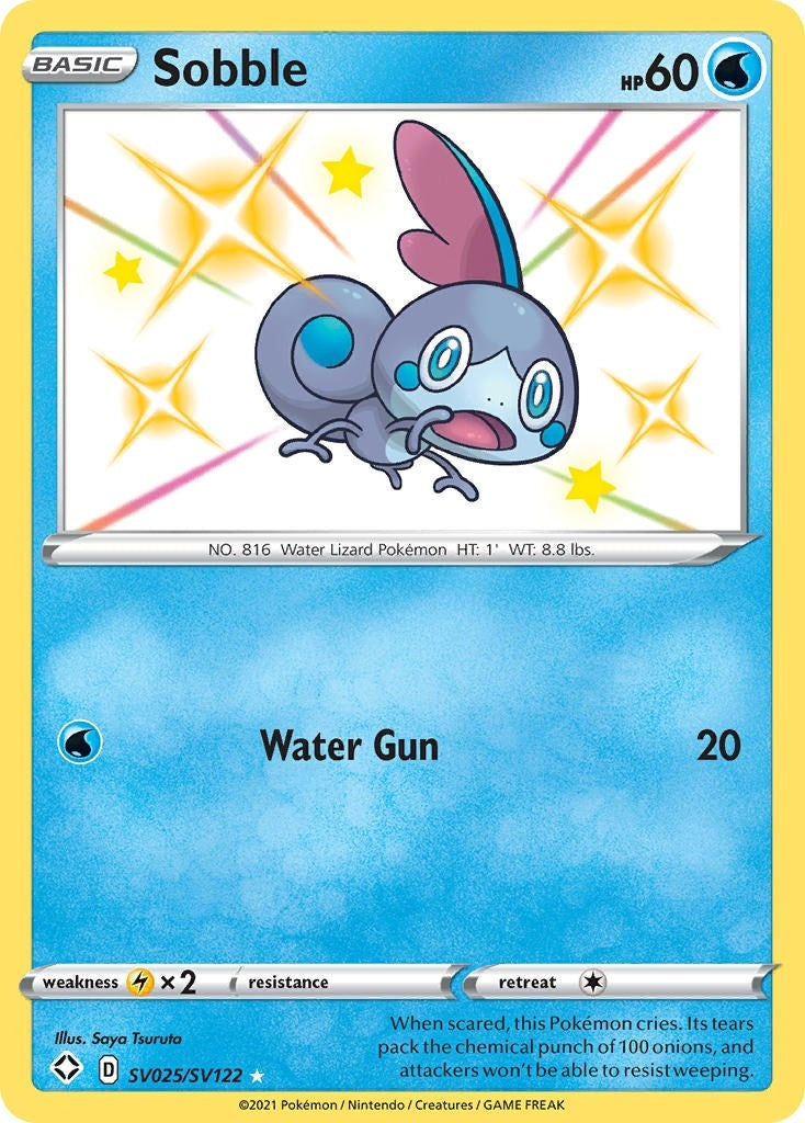 Image for Sobble (SV025/SV122) (Shining Fates: Shiny Vault) (SHFSV) - Pokemon