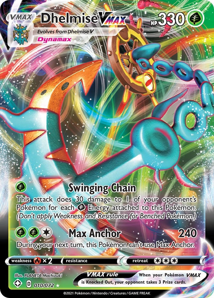Image for Dhelmise VMAX (010/072) (Shining Fates) (SHF) - Pokemon