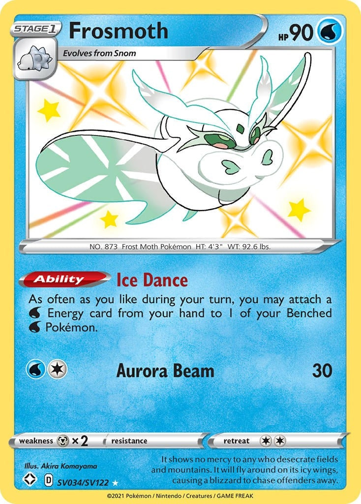 Image for Frosmoth (SV034/SV122) (Shining Fates: Shiny Vault) (SHFSV) - Pokemon