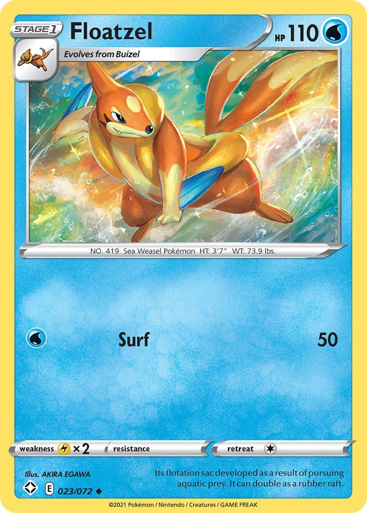 Image for Floatzel (023/072) (Shining Fates) (SHF) - Pokemon