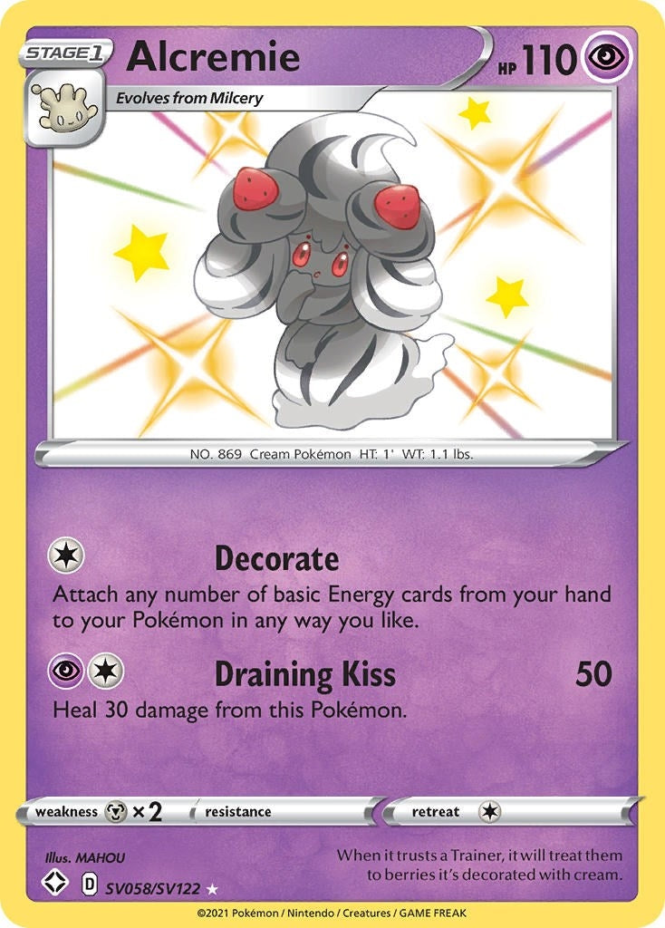 Image for Alcremie (SV058/SV122) (Shining Fates: Shiny Vault) (SHFSV) - Pokemon