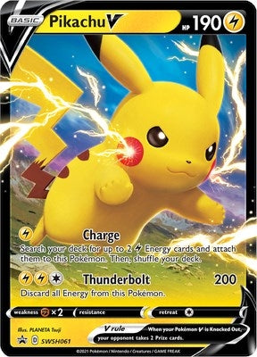 Image for Pikachu V - SWSH061 (SWSH061) (SWSH: Sword & Shield Promo Cards) (SWSD) - Pokemon