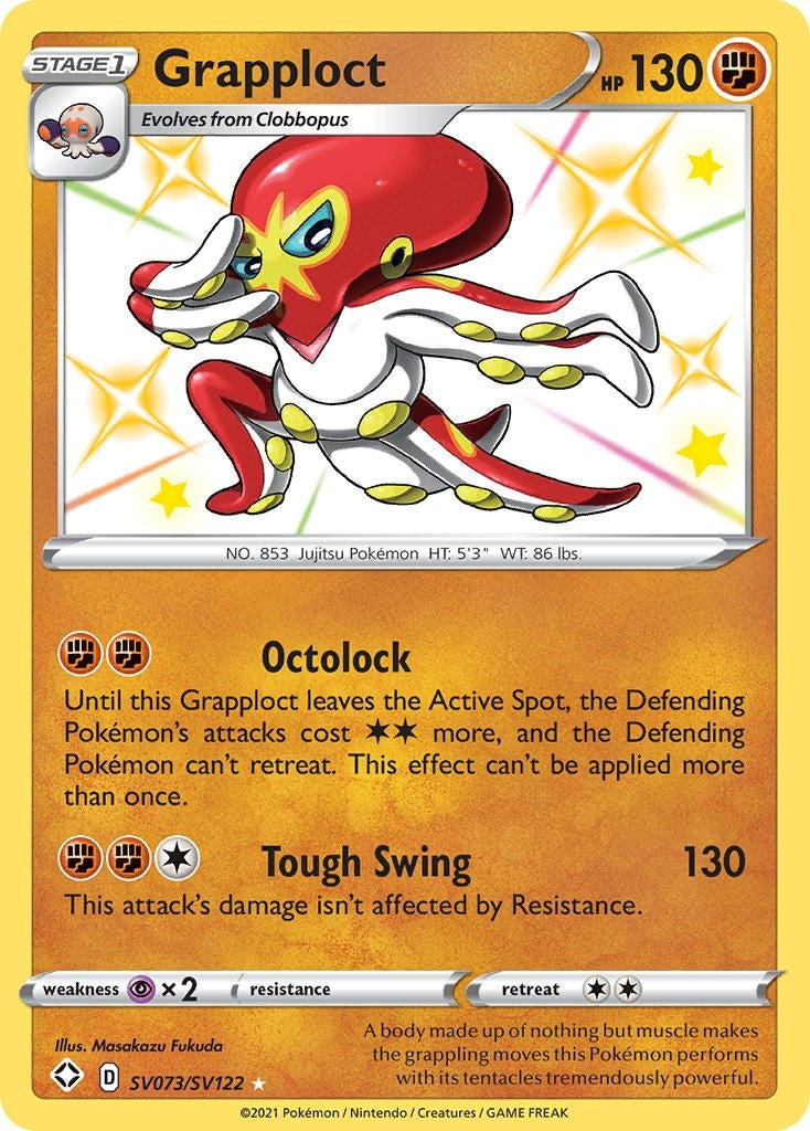 Image for Grapploct (SV073/SV122) (Shining Fates: Shiny Vault) (SHFSV) - Pokemon