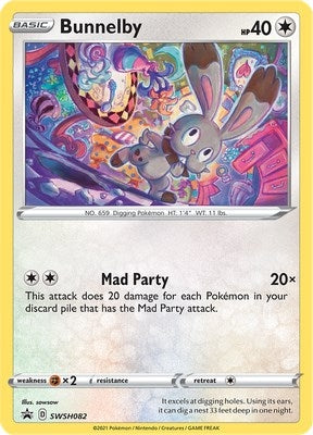 Image for Bunnelby - SWSH082 (SWSH082) (SWSH: Sword & Shield Promo Cards) (SWSD) - Pokemon