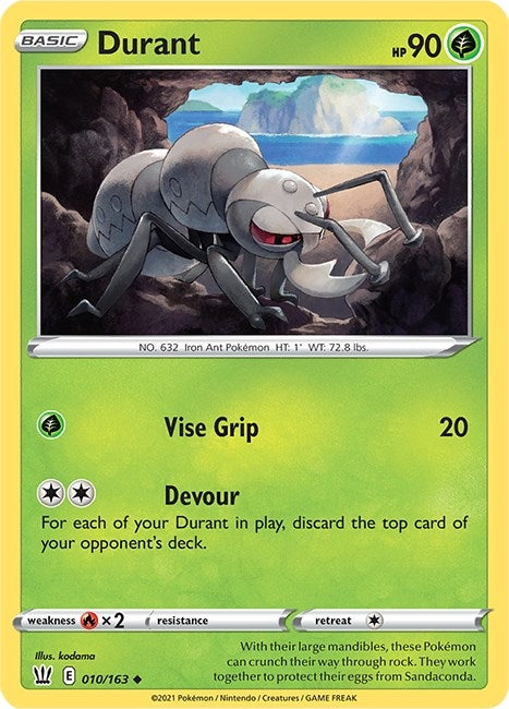 Image for Durant (010/163) (SWSH05: Battle Styles) (SWSH05) - Pokemon