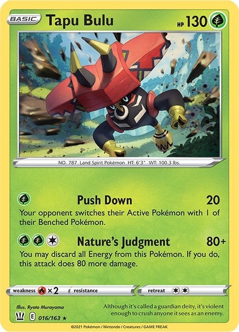 Image for Tapu Bulu (016/163) (SWSH05: Battle Styles) (SWSH05) - Pokemon
