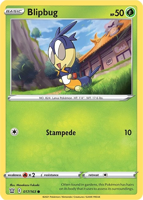 Image for Blipbug (017/163) (SWSH05: Battle Styles) (SWSH05) - Pokemon